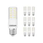 Multipack 10x Osram Special T Slim LED E27 Claire 7.3W 806lm - 827 Blanc Très Chaud | Dimmable - Équivalent 60W 