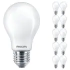 Multipack 10x Philips MASTER Value LED Ampoule E27 Poire Dépolie 3.4W 470lm - 927 Blanc Très Chaud | Meilleur rendu des couleurs - Dimmable - Équivalent 40W