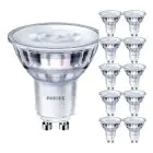 Multipack 10x Philips Corepro LED Spot GU10 PAR16 4.9W 485lm 36D - 840 Blanc Froid | Équivalent 65W