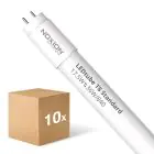Multipack 10x Noxion Tube LED T8 Avant (EM/Direct 230V) Standard Output 15W 1800lm - 840 Blanc Froid | 120cm - Équivalent 36W
