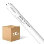 Multipack 10x Noxion Tube LED T8 Avant (EM/Direct 230V) Standard Output 15W 1800lm - 865 Lumière Du Jour | 120cm - Équivalent 36W