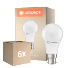 Multipack 6x Ledvance Performance LED ampoule B22d Poire Dépolie 8.5W 806lm - 827 Blanc Très Chaud | Équivalent 60W