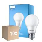 Multipack 10x Philips Corepro LED Ampoule E27 Poire Dépolie 4.9W 470lm - 827 Blanc Très Chaud | Équivalent 40W