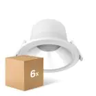 Multipack 6x Noxion Downlight LED Apollo V2.0 15-25W 1800-3060lm 60D - 830/840 CCT | 220mm - Diamètre 200mm