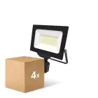 Multipack 4x Noxion Projecteur LED Beamy G3 50W 5500lm 110D - 840 Blanc Froid | IP44 - Détecteur de Mouvement et de Lumière - Symétrique