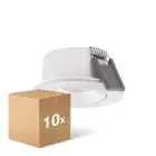 Multipack 10x Ledvance Spot LED Air Adjust Aluminium Blanc 4W 320lm 36D - 930 Blanc Chaud | Diamètre 68mm - IP23 - Meilleur rendu des couleurs - Dimmable