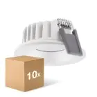 Multipack 4x Ledvance Spot LED Air Fix Aluminium Blanc 6W 510lm 36D - 930 Blanc Chaud | Diamètre 68mm - IP65 - Meilleur rendu des couleurs - Dimmable