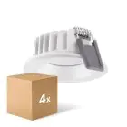 Multipack 4x Ledvance Spot LED Air Fix Aluminium Blanc 6W 570lm 36D - 940 Blanc Froid | Diamètre 68mm - IP65 - Meilleur rendu des couleurs - Dimmable