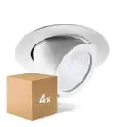 Multipack 4x Noxion Spot LED Forza Blanc 35W 3000lm 36D - 930 Blanc Chaud | 168mm - Meilleur Rendu Des Couleurs