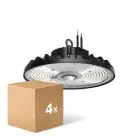 Multipack 4x Noxion Highbay LED Ecowhite V2.0 200W 32000lm 120D - 840 Blanc Froid | IP65 - 1-10V Dimmable