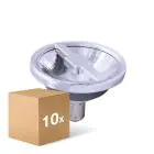 Multipack 10x Noxion Lucent Spot LED AR70 BA15d 6W 350lm 36D - 927 Blanc Très Chaud | Meilleur rendu des couleurs - Dimmable - Équivalent 50W