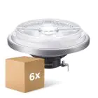 Multipack 6x Philips MASTER LED Spot G53 AR111 14.8W 875lm 24D - 930 Blanc Chaud | Meilleur rendu des couleurs - Dimmable - Équivalent 75W