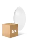 Multipack 5x Ledvance Surface Circulaire 250 Blanc 13W 920lm - 830 Blanc Chaud | avec Détecteur de Mouvement - IP44 - Équivalent 2x13W
