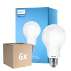 Multipack 6x Philips Corepro LED Ampoule E27 Poire Dépolie 17.5W 2452lm - 827 Blanc Très Chaud | Équivalent 150W