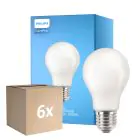 Multipack 6x Philips Corepro LED Ampoule E27 Poire Dépolie 10.5W 1521lm - 840 Blanc Froid - Équivalent 100W