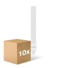 Multipack 10x Noxion Lucent PL-S LED  6W - 830 Blanc Chaud | 2-Pins - Équivalent 11W