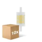 Multipack 10x Ledvance Performance LED R7s double Ended 78mm Claire 12W 1521lm - 827 Blanc Très Chaud | Dimmable - Équivalent 100W