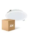 Multipack 4x Philips Downlight LED Lediniare DN065B Meta lBlanc 12W 1200lm 110D - 830-840-865 CCT | 175mm - Diamètre 150mm - IP20