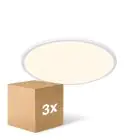 Multipack 3x Nordlux Ceiling Oja 42 19W 830 2100lm 120D Blanc | Dimmable - Dim to Warm