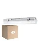 Multipack 4x Ledvance LED Imperméable Boîtier Vide  MT Gen 3 IP65 | Convient pour 2x150cm Tube LED