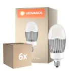 Multipack 6x Ledvance LED ampoule HQL LED P E27 41W 5400lm - 827 Blanc Très Chaud | Équivalent 125W
