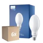 Multipack 6x Philips LED TrueForce Core HPL E27 24.5W 4000lm - 830 Blanc Chaud | Équivalent 125W