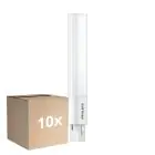 Multipack 10x Philips CorePro PL-S LED 5W - 840 Blanc Froid | 2-Pins - Équivalent 11W