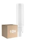 Multipack 10x Ledvance Dulux-D LED 6W - 840 Blanc Froid | 4-Pins - Équivalent 13W
