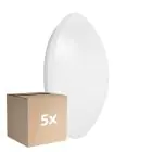 Multipack 5x Ledvance Surface Circulaire 400 24W 840 1920lm Blanc IP44 | avec Détecteur de Mouvement - Blanc Froid