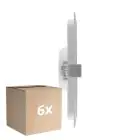 Multipack 6x Ledvance Downlight LED Slim Carré SQ155 12W 1020lm 120D - 830 Blanc Chaud 
