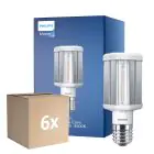 Multipack 6x Philips TrueForce LED E40 HPL Claire 42W 6000lm 360D - 840 Blanc Froid | Équivalent 200W