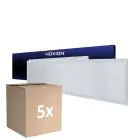 Multipack 5x Noxion Panneau LED Delta Value V5 28W 3920lm - 830-840 CCT | 120x30cm - UGR