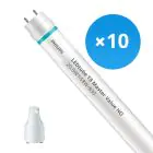 Multipack 10x Philips Tube LED T8 MASTER Value (EM/Direct 230V) High Output 20.5W 2900lm - 830 Blanc Chaud | 150cm - Équivalent 58W